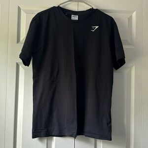 Black Gymshark Crest T Shirt